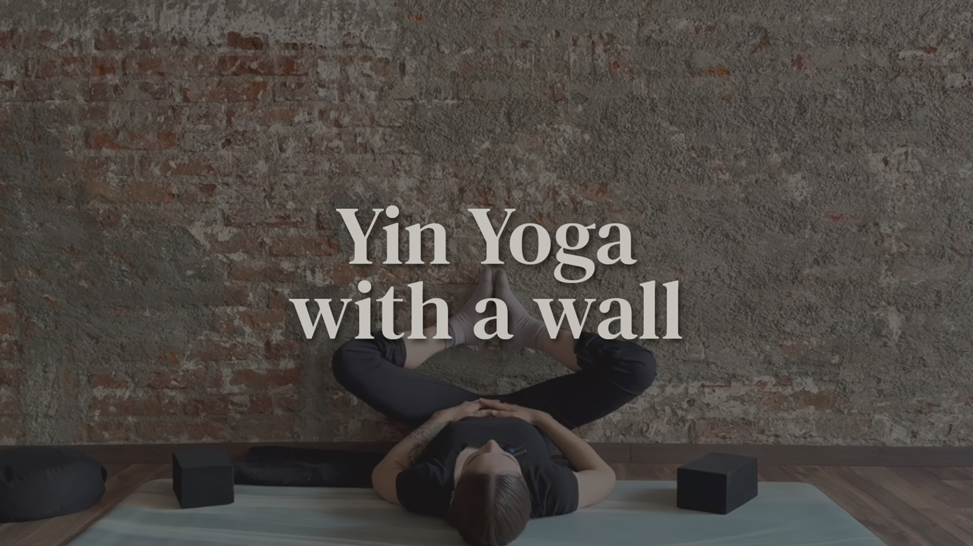 Monika Escobar - Yin Yoga with a wall
